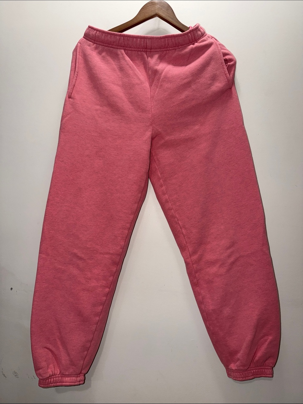 TNA Cozy Fleece Sweatpants Hrise - Size XS/ L37/ I27/ R12 Pinkish Grey Color